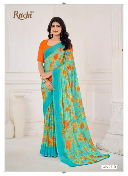 Star Chiffon Vol 185 By Ruchi Chiffon Saree Wholesale Suppliers In Mumbai
